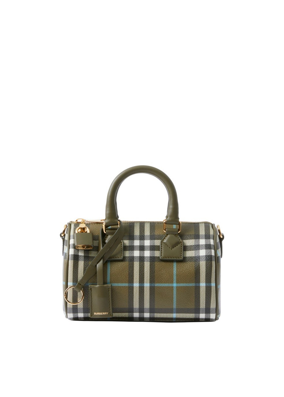 BURBERRY Mini check bowling bag Harvey Nichols