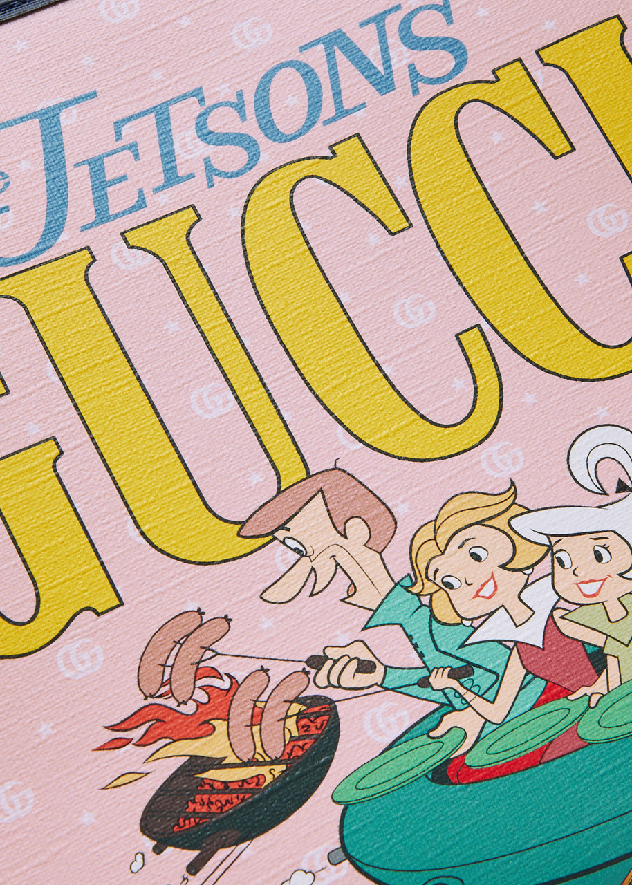 GUCCI KIDS X The Jetsons printed leather tote bag | Harvey Nichols