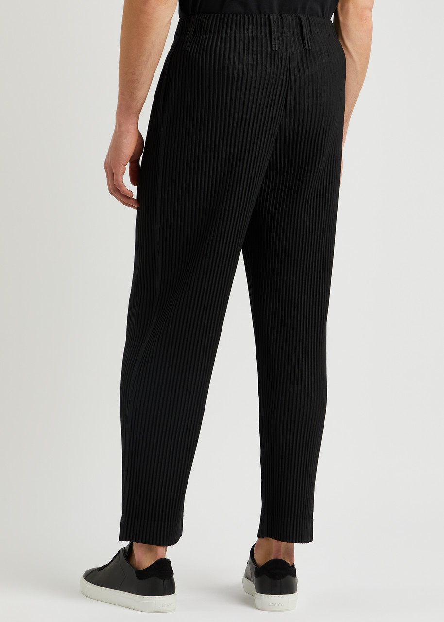 HOMME PLISSÉ ISSEY MIYAKE Pleated straight-leg trousers | Harvey