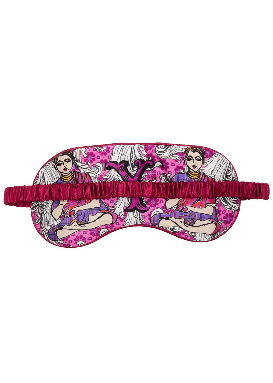 JESSICA RUSSELL FLINT Y Is For Yoga silk eye mask Harvey Nichols