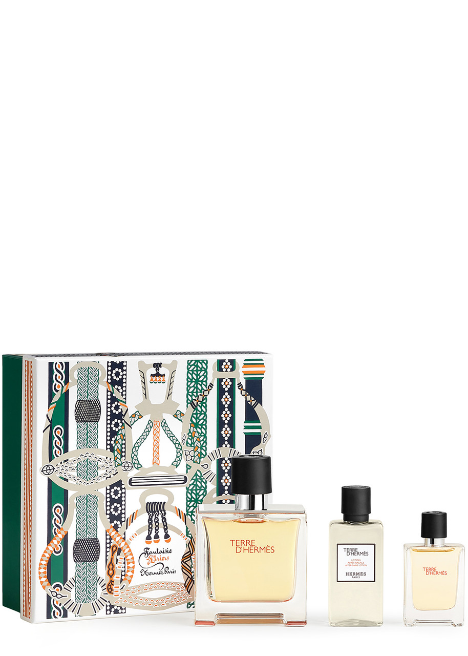 HERMÈS Terre d'Hermès Parfum Gift Set 75ml | Harvey Nichols