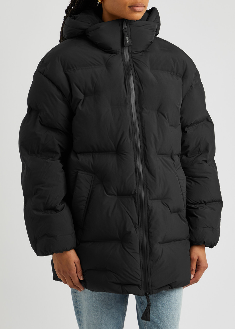 GANNI Hooded quilted shell jacket | Harvey Nichols