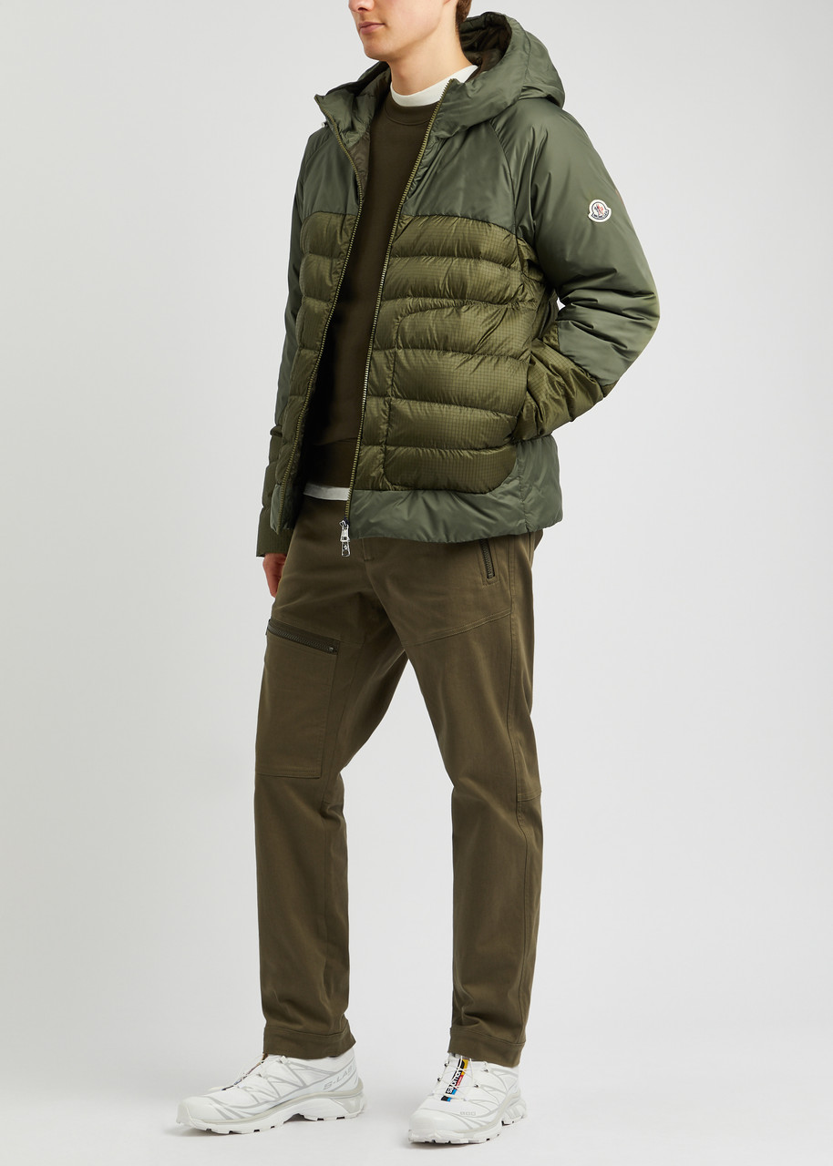 MONCLER Gloas panelled quilted shell jacket | Harvey Nichols