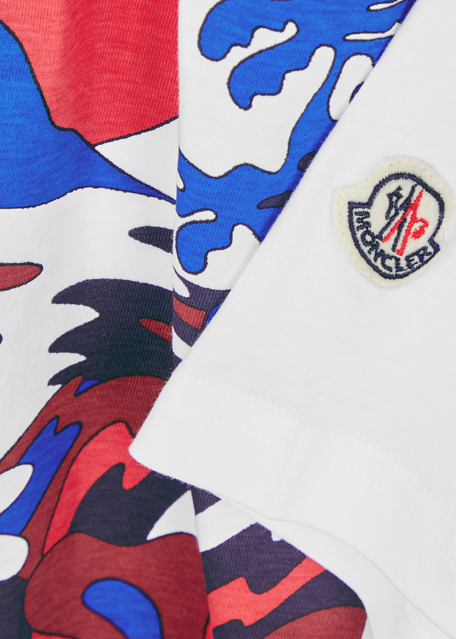 MONCLER KIDS Printed cotton T-shirt (12-14 years) | Harvey Nichols