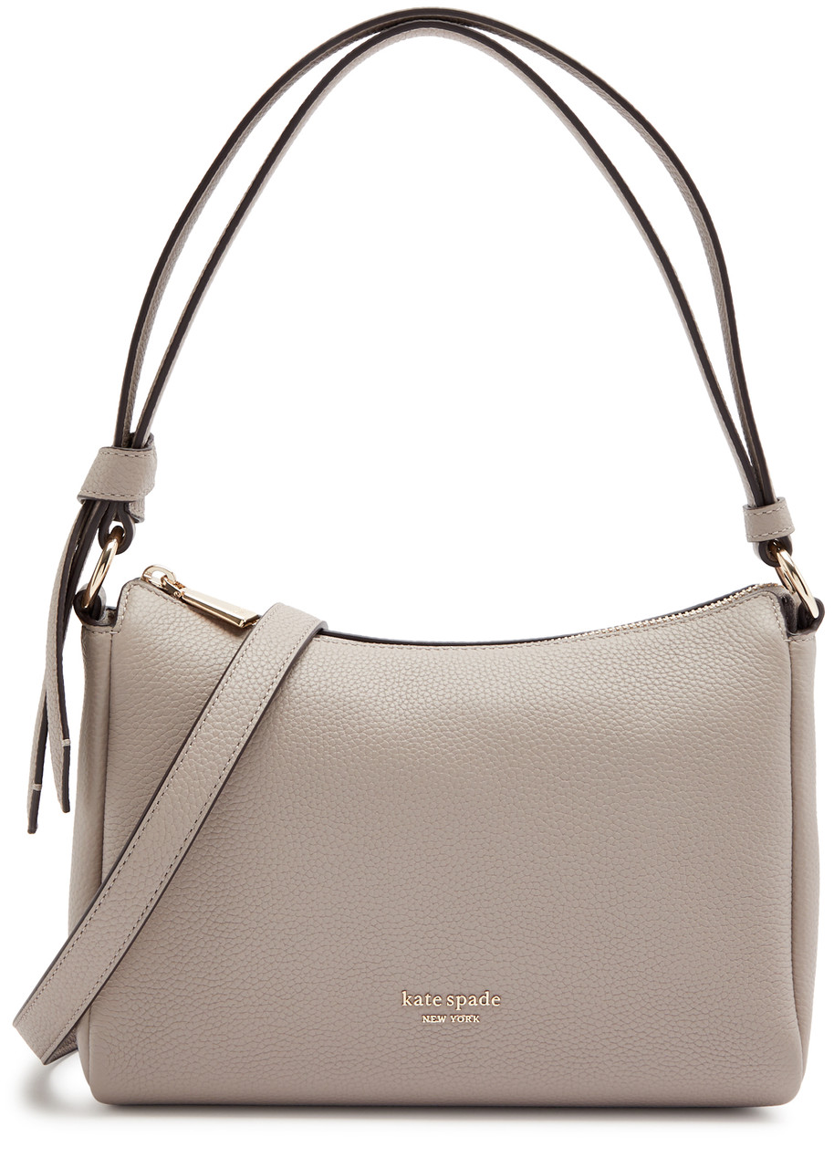 Kate Spade Knott Pebbled Leather Medium Shoulder Bag in White