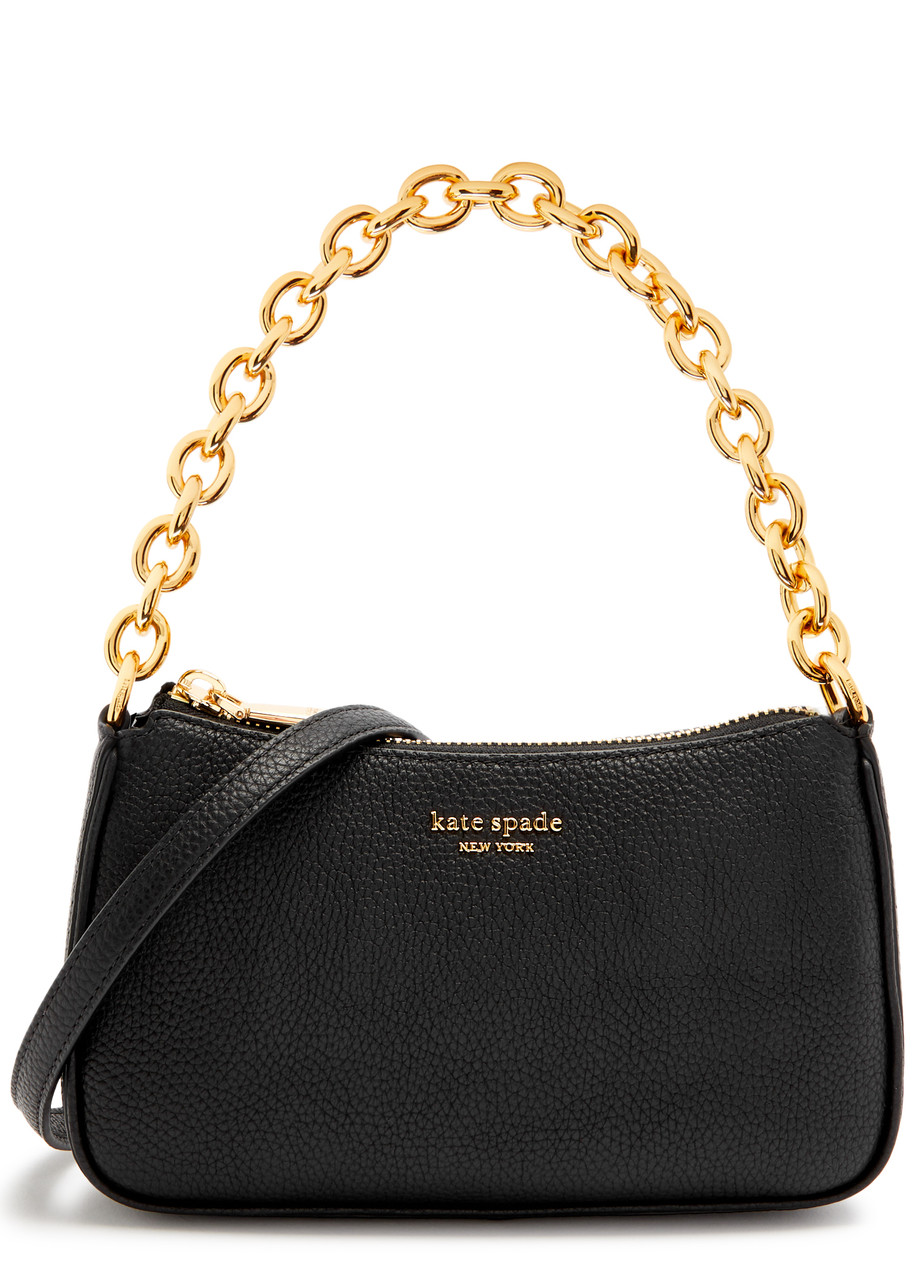 Kate Spade New York Jolie Pebbled Leather Small Black