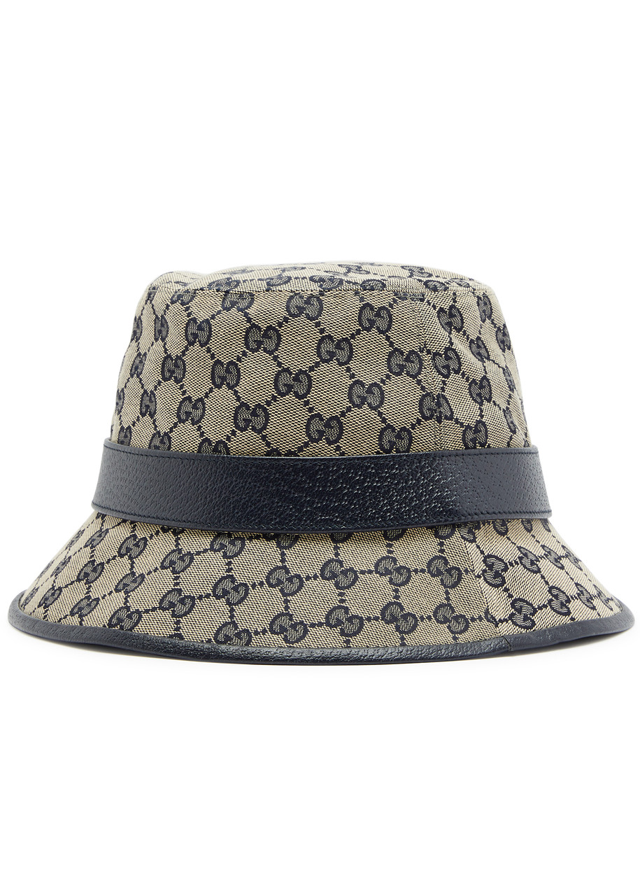 GUCCI GG monogram canvas bucket hat Harvey Nichols