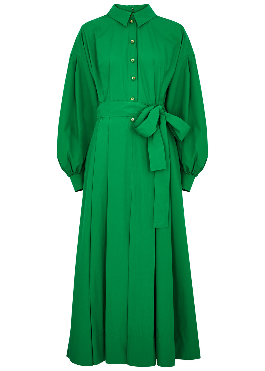 GUCCI Cotton-poplin midi shirt dress | Harvey Nichols
