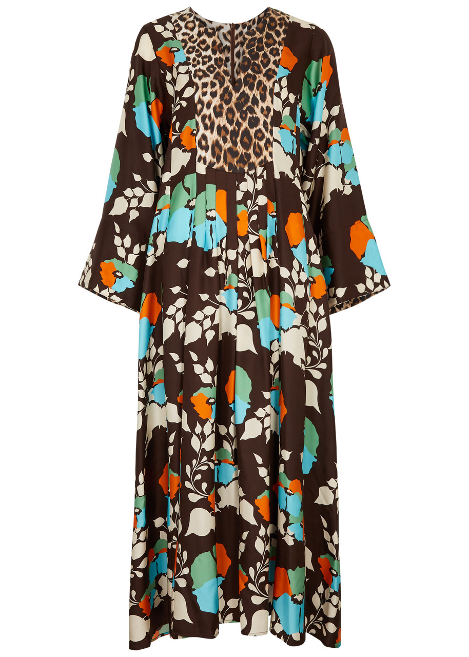 LA PRESTIC OUISTON Marly printed silk maxi dress | Harvey Nichols
