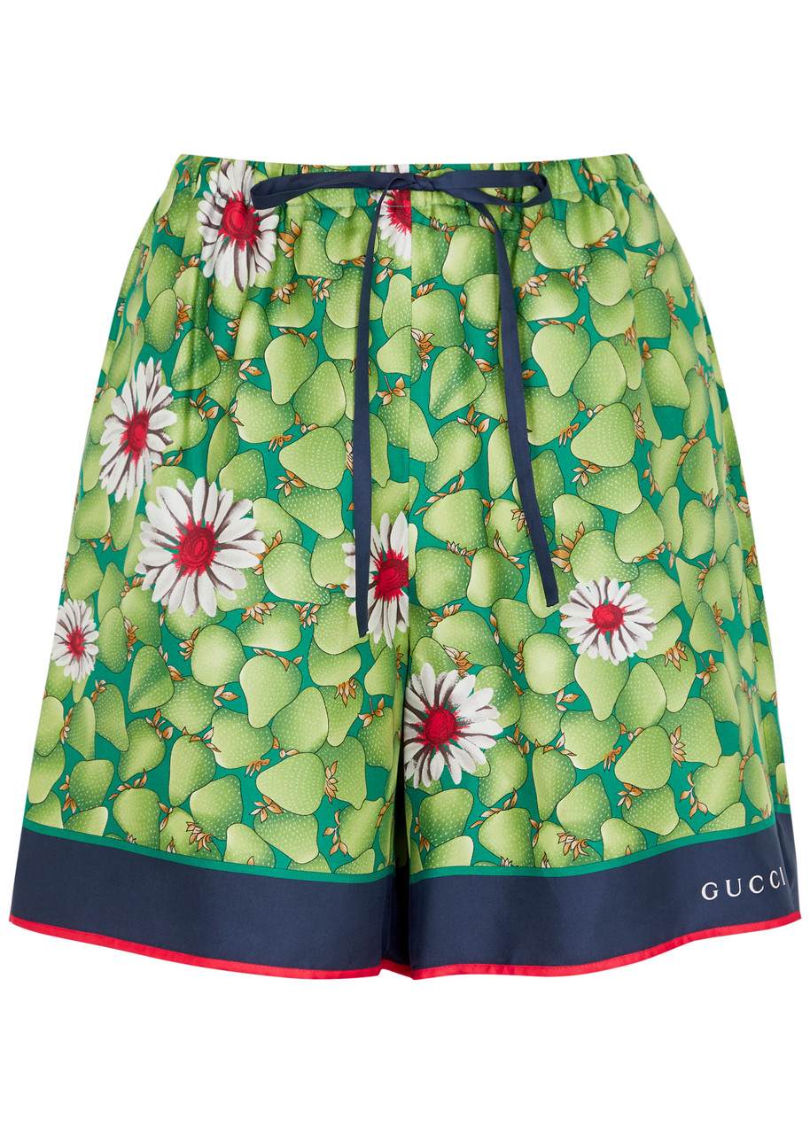 silk gucci shorts