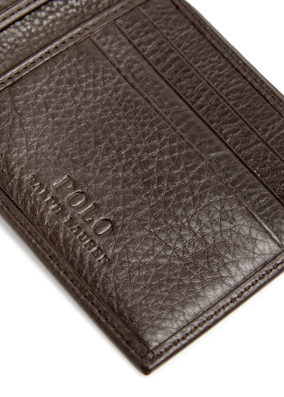 POLO RALPH LAUREN Logo leather wallet Harvey Nichols