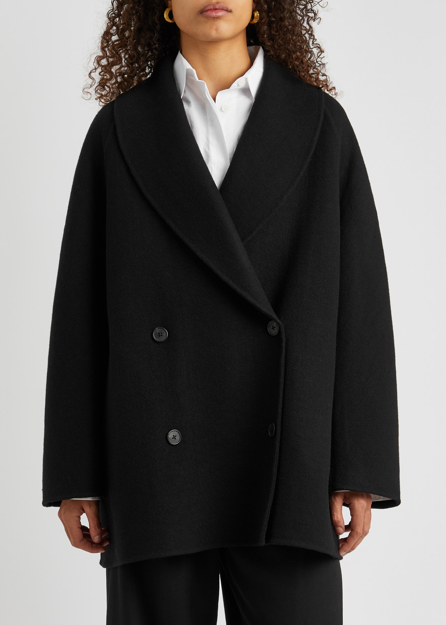 THE ROW Polli double-breasted wool-blend jacket | Harvey Nichols