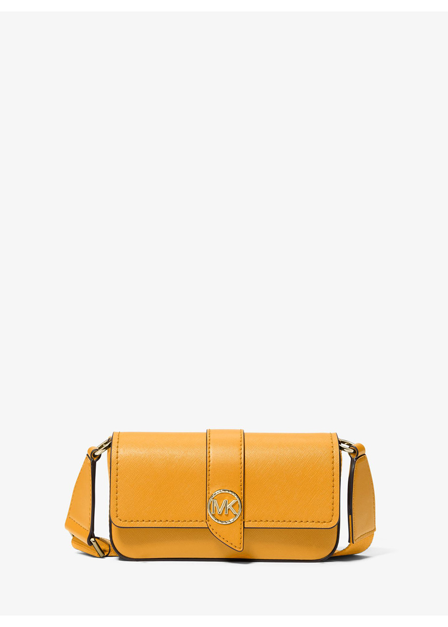 MICHAEL MICHAEL KORS Greenwich extrasmall saffiano leather sling