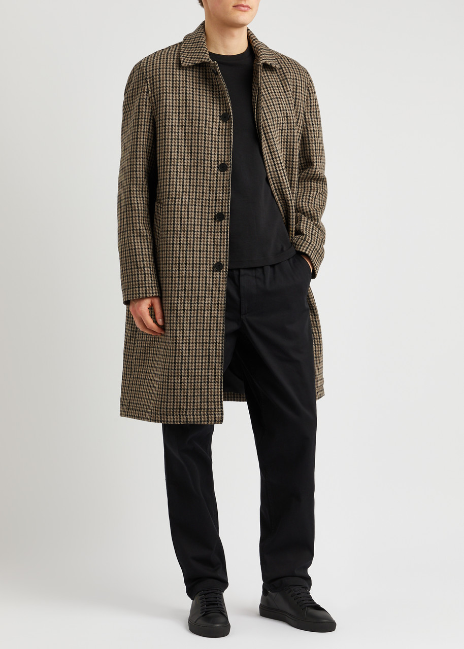 WAX LONDON Chester houndstooth wool-blend coat | Harvey Nichols