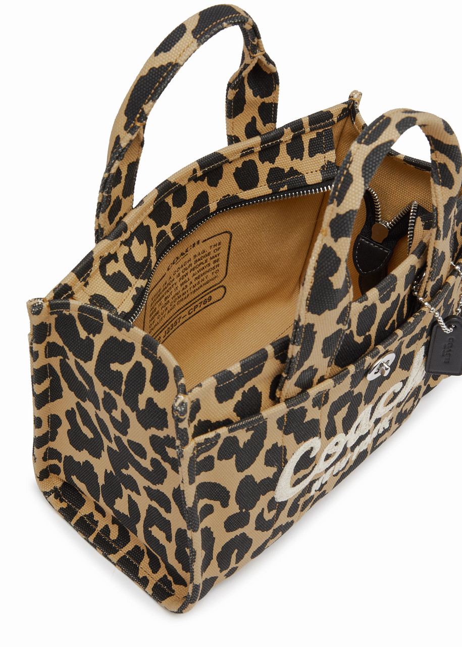 Cargo Tote With Leopard Print