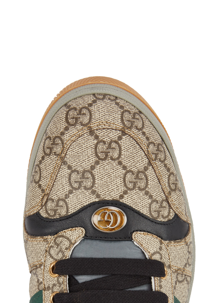 GUCCI Screener GG-monogrammed canvas sneakers | Harvey Nichols