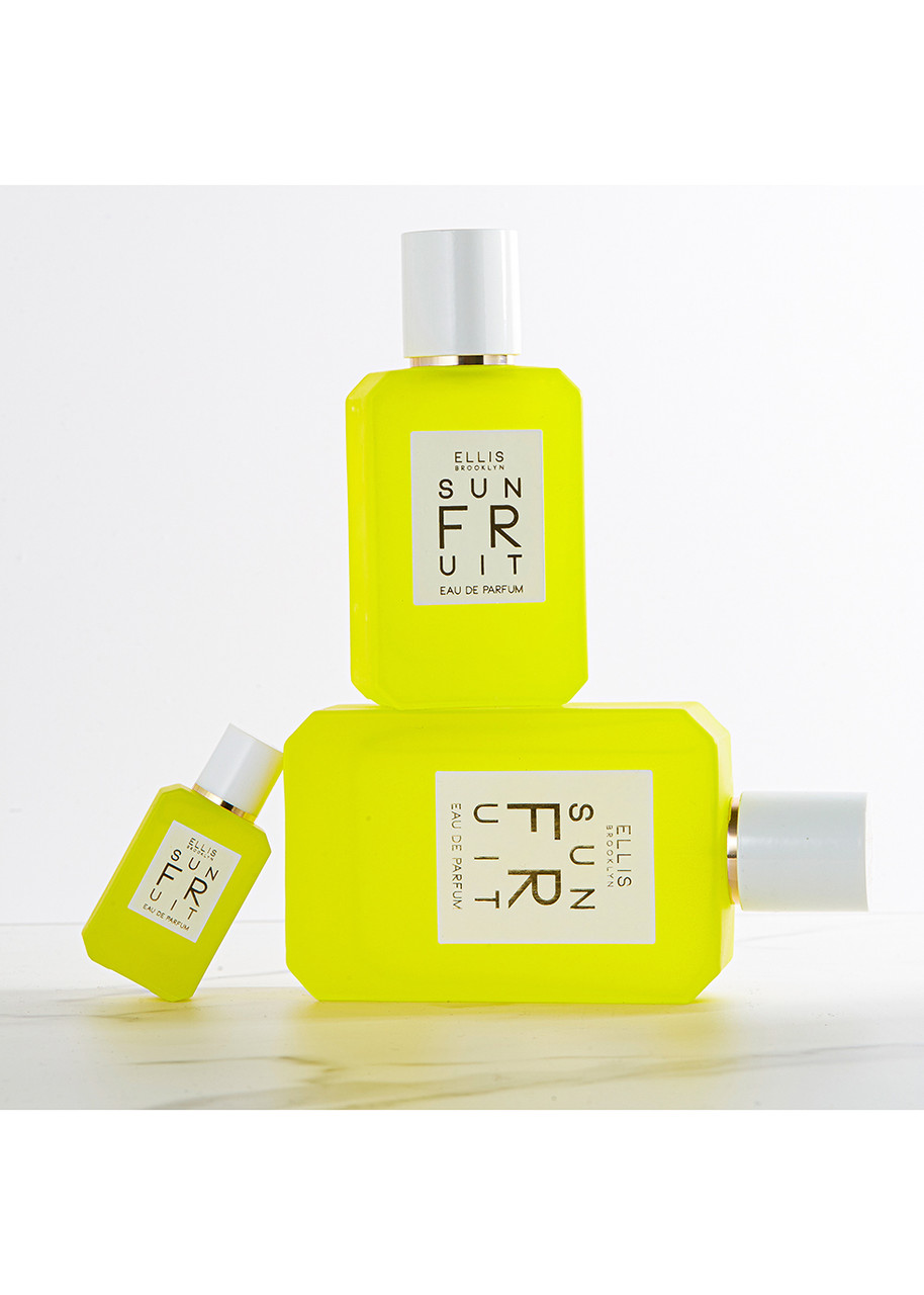 Ellis Brooklyn SUN FRUIT Body Oil - Scented Body Oils for Women, Bergamot and Amber Fragrance Body Oil, Vanilla Perfume Musk Oil, 3.2 Fl Oz
