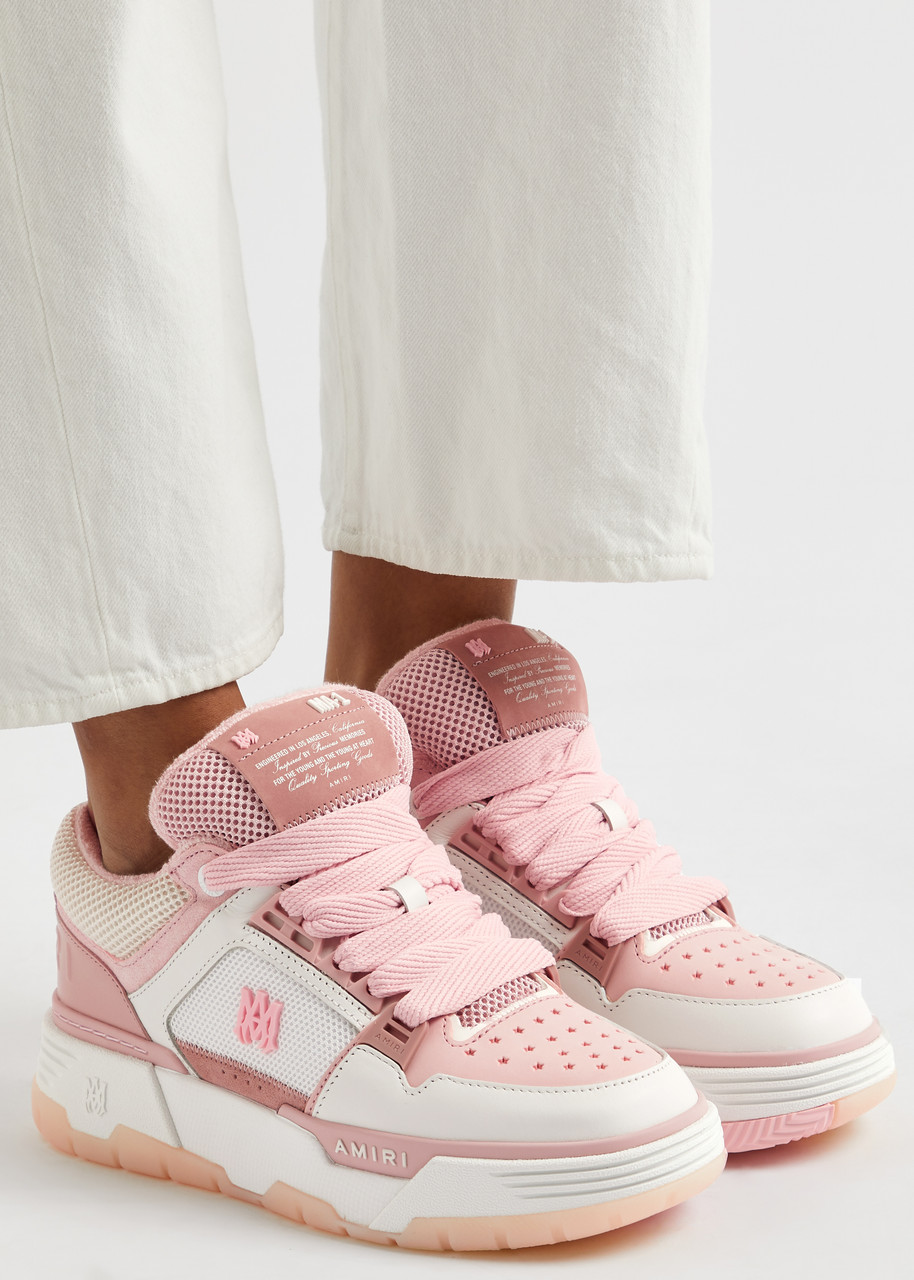 スニーカー AMIRI Ma-1 Sneakers - Amiri - Leather - Pink AMIRI MA-1 panelled leather sneakers | Harvey Nichols