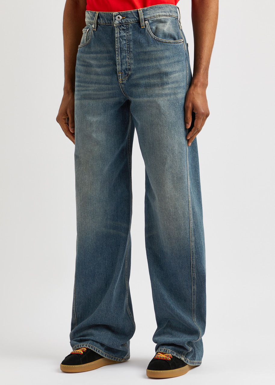 Lanvin Blue Twisted Jeans