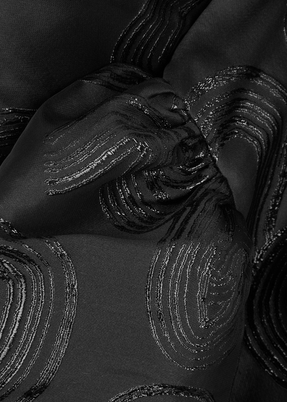 STINE GOYA Brethel metallic-jacquard satin mini dress | Harvey Nichols
