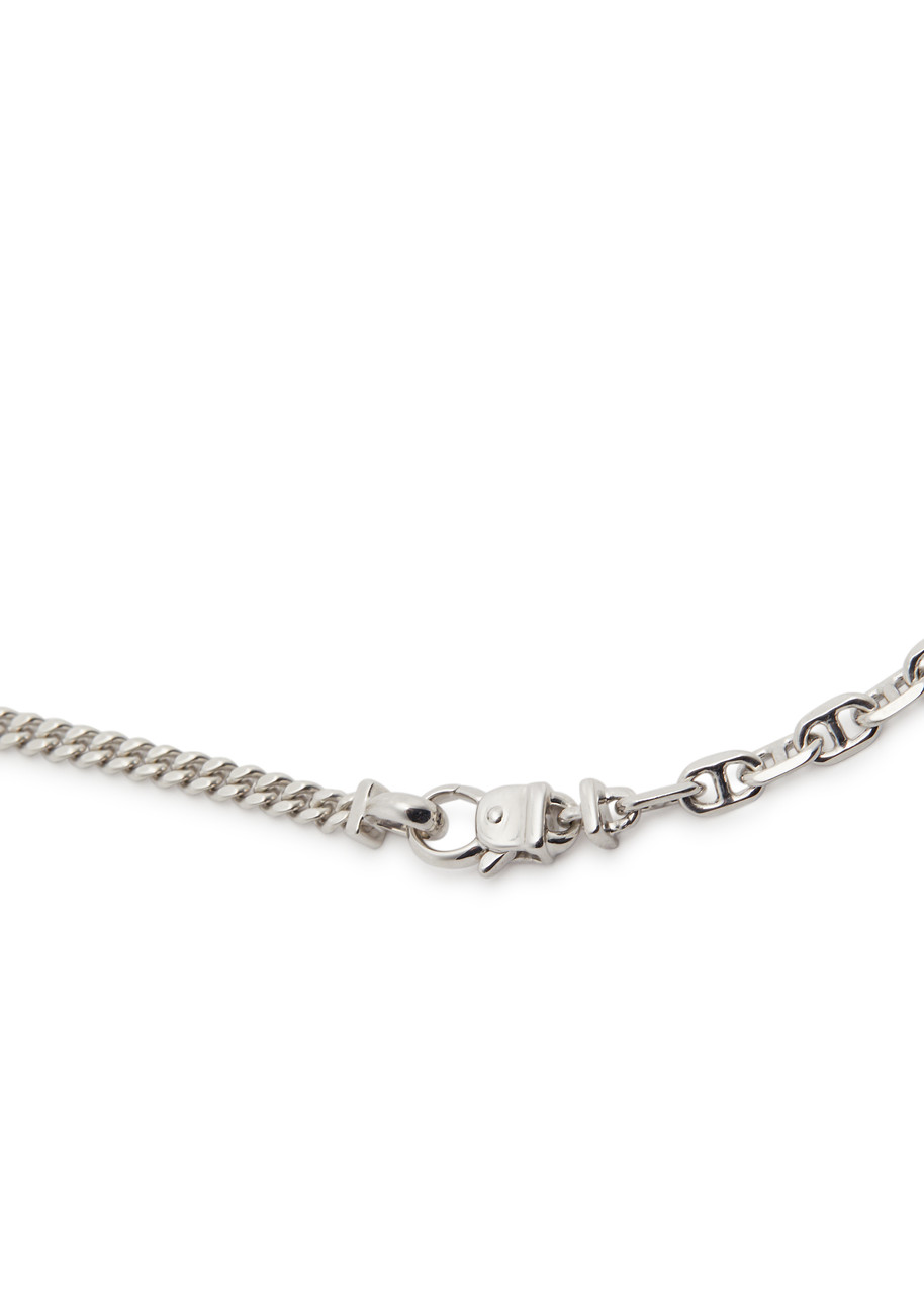 TOM WOOD Rue sterling silver chain necklace | Harvey Nichols