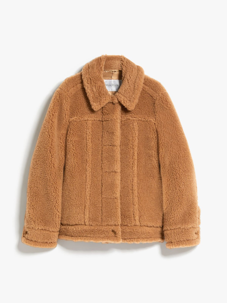 MAX MARA Short jacket in teddy fabric | Harvey Nichols