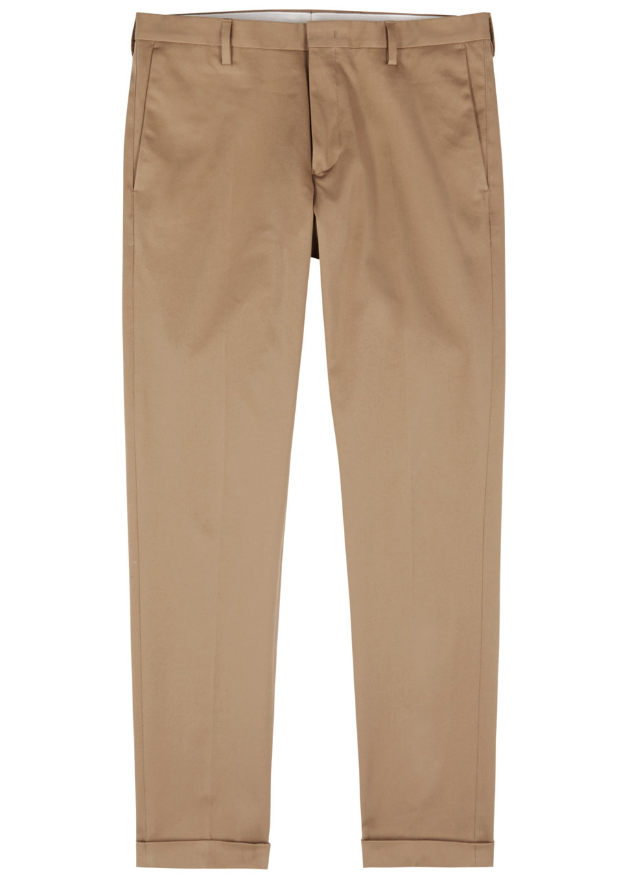 Stretch cotton trousers