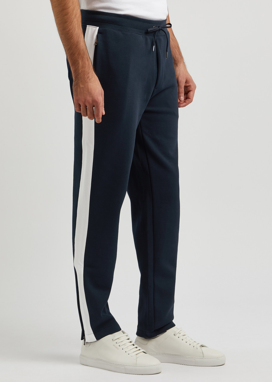 Ralph Lauren beaded side stripe cotton joggers - nevis