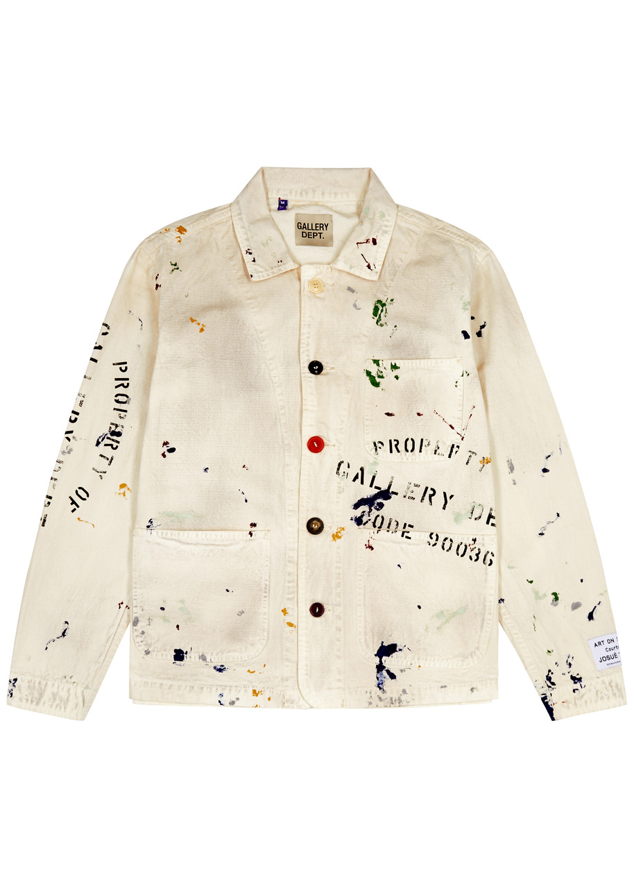 GALLERY DEPT. EP paint-splattered printed cotton jacket | Harvey Nichols