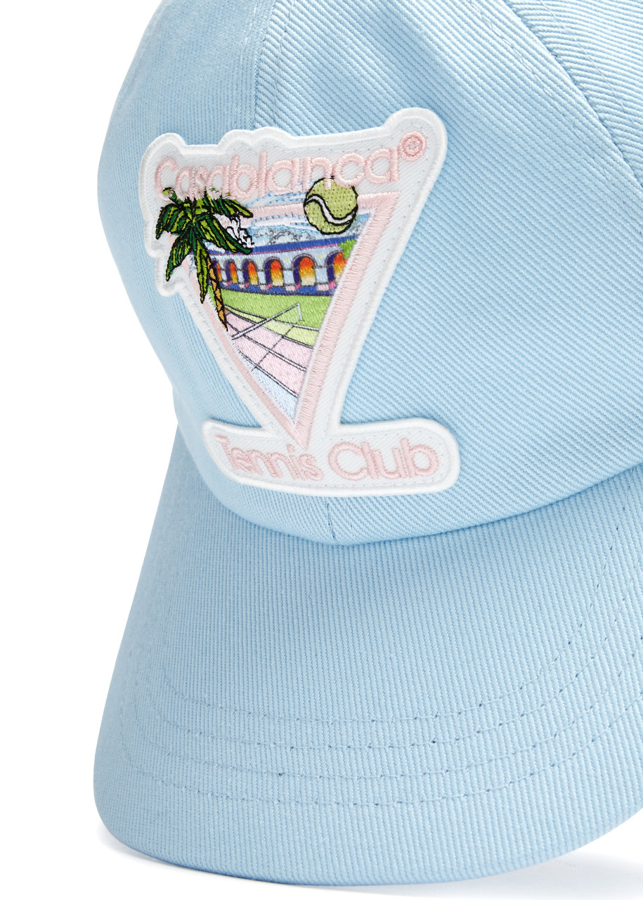 CASABLANCA Tennis Club Icon logo cotton cap | Harvey Nichols