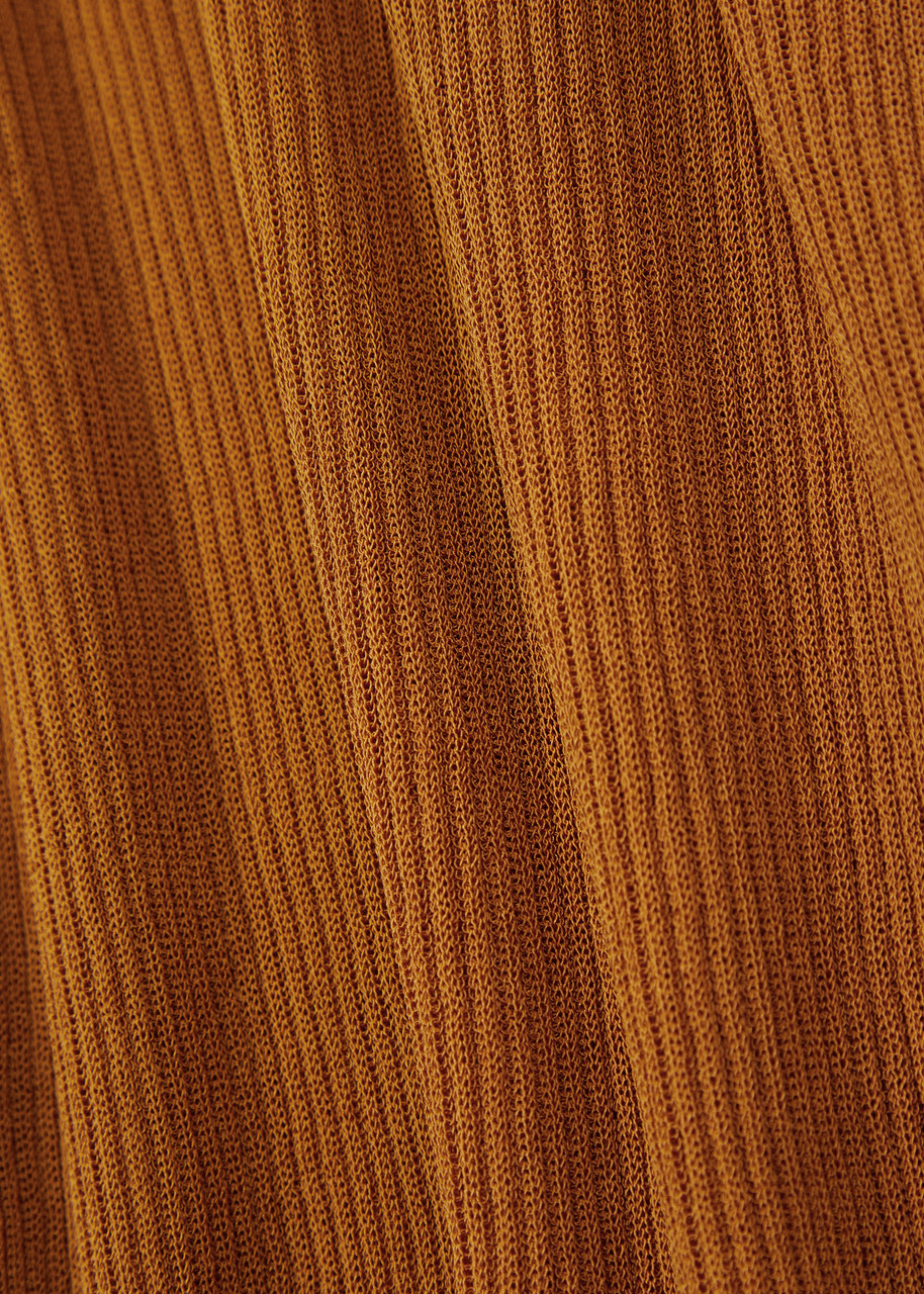PETAR PETROV Ribbed-knit silk top | Harvey Nichols