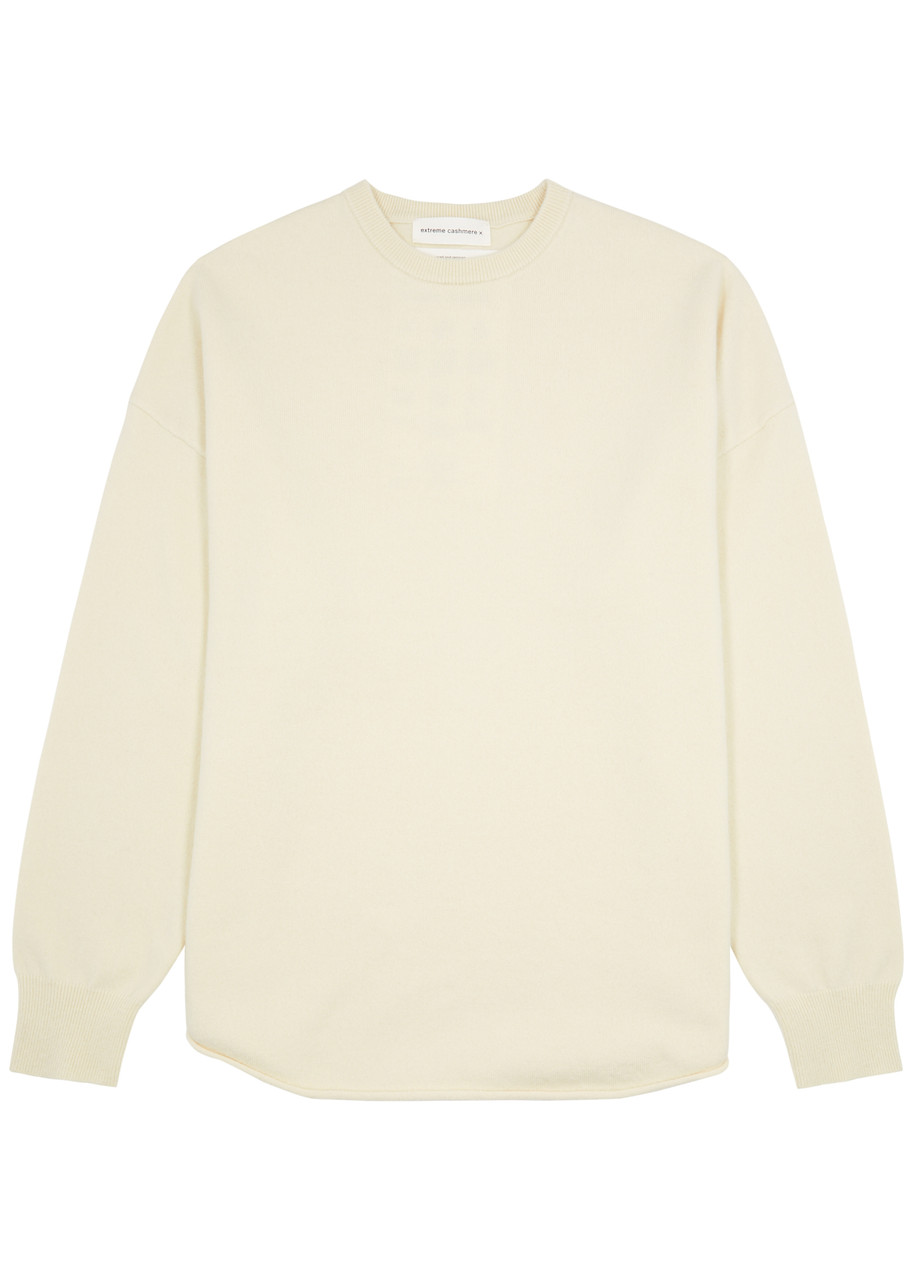EXTREME CASHMERE N°53 Crew Hop cashmere-blend jumper | Harvey Nichols