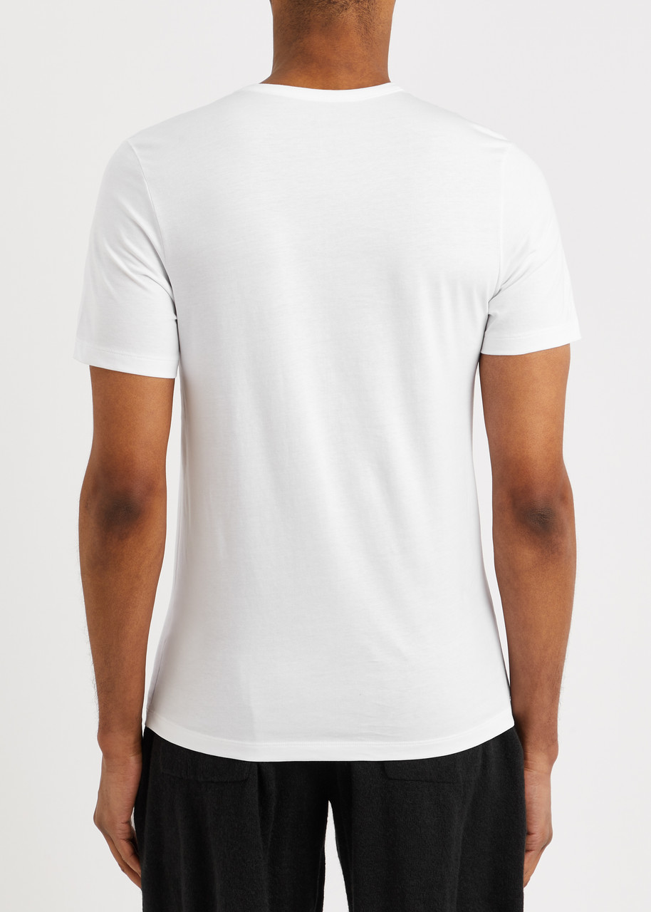 BOSS Logo-embroidered cotton T-shirt - set of three | Harvey Nichols