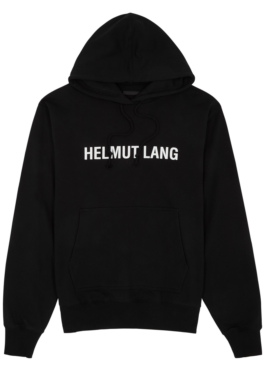 HELMUT LANG Core logo hooded cotton sweatshirt | Harvey Nichols