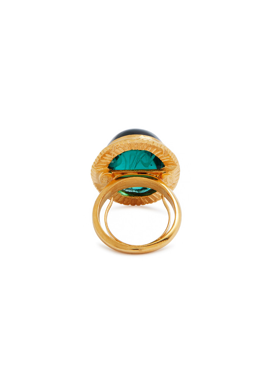 KENNETH JAY LANE Stone-embellished ring | Harvey Nichols