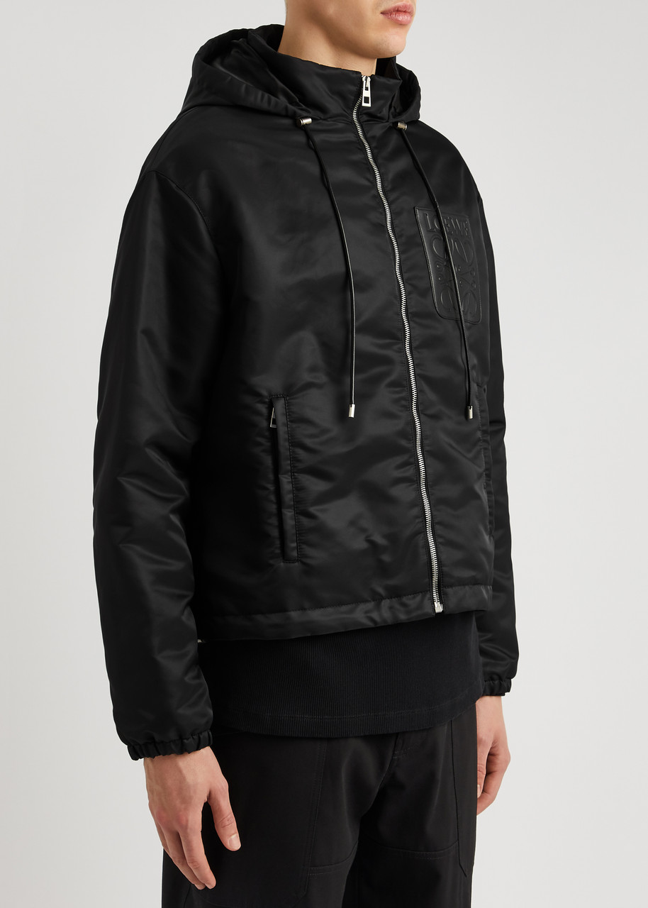LOEWE Logo hooded nylon jacket | Harvey Nichols