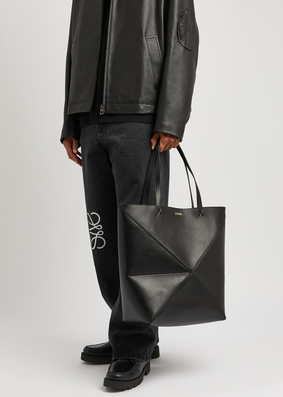 LOEWE Puzzle Fold large leather tote | Harvey Nichols