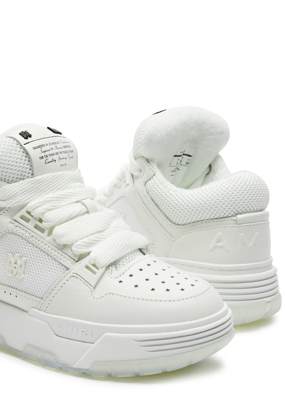 AMIRI MA-1 panelled leather sneakers | Harvey Nichols