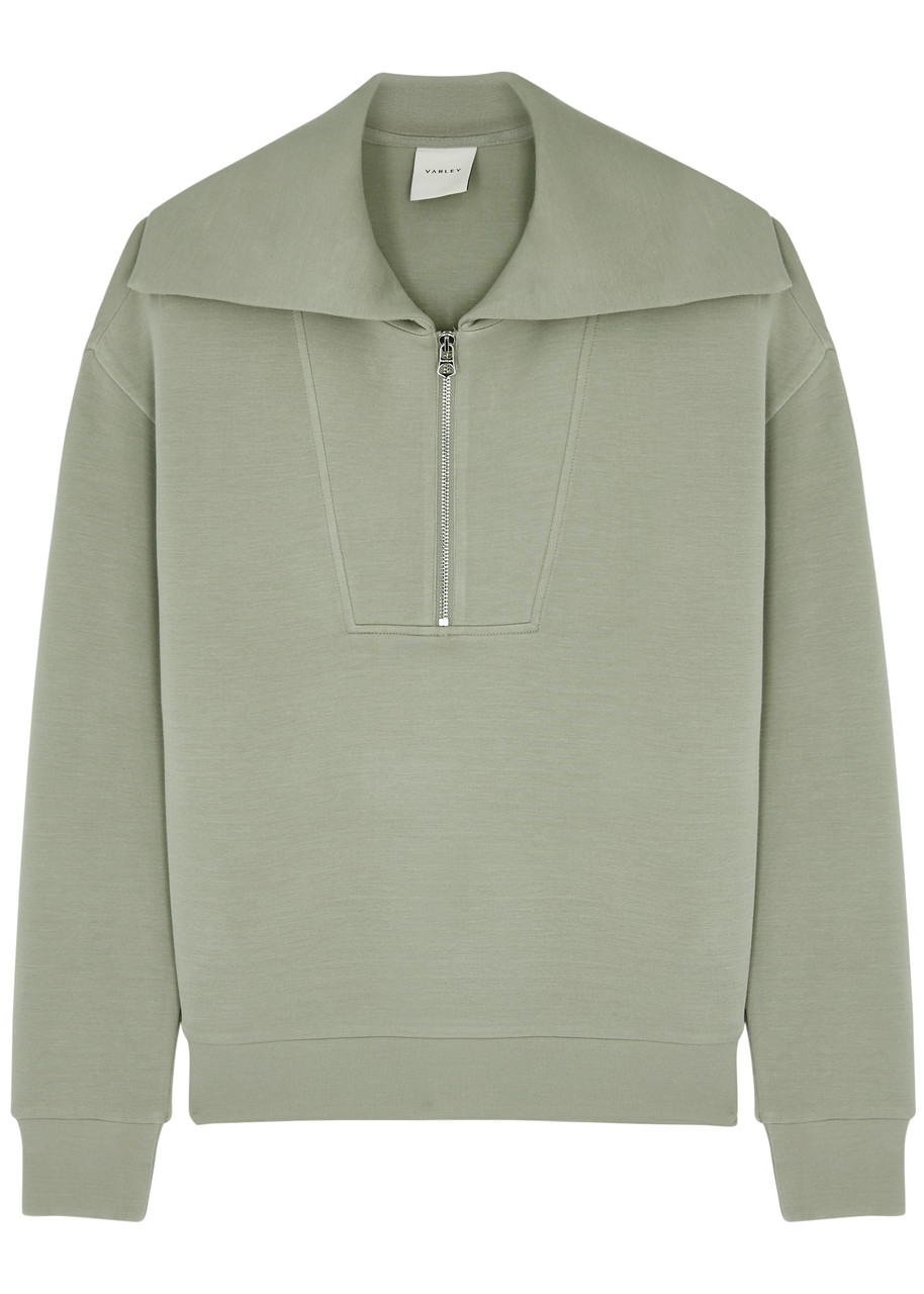 Varley Ribbed Half-Zip Sweatshirt