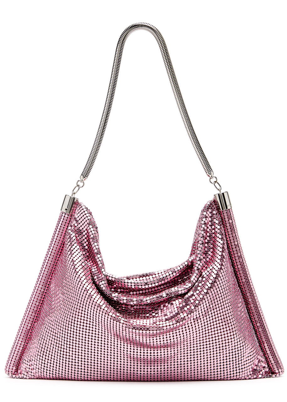 RABANNE Pixel chainmail shoulder bag | Harvey Nichols