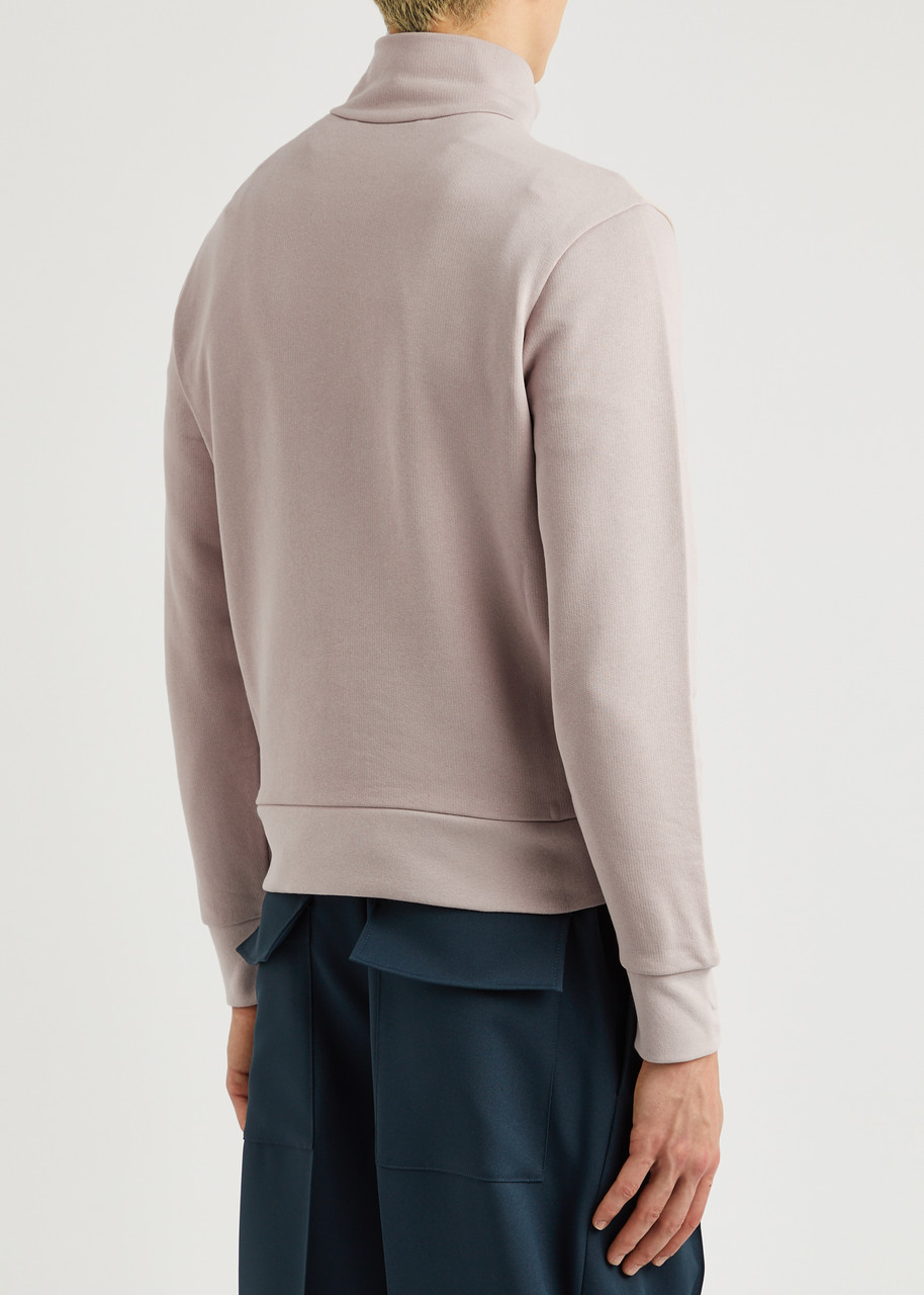 MONCLER Half-zip cotton sweatshirt | Harvey Nichols
