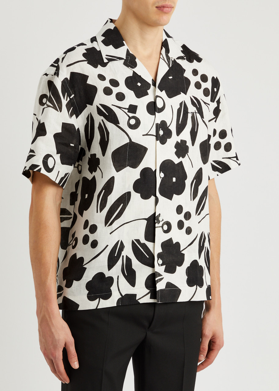 JACQUEMUS La Chemise printed linen shirt | Harvey Nichols
