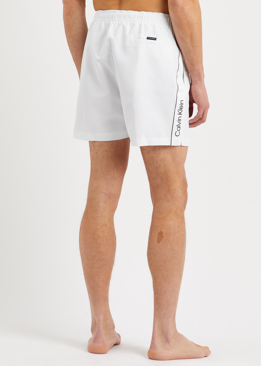 CALVIN KLEIN Logo striped shell swim shorts Harvey Nichols