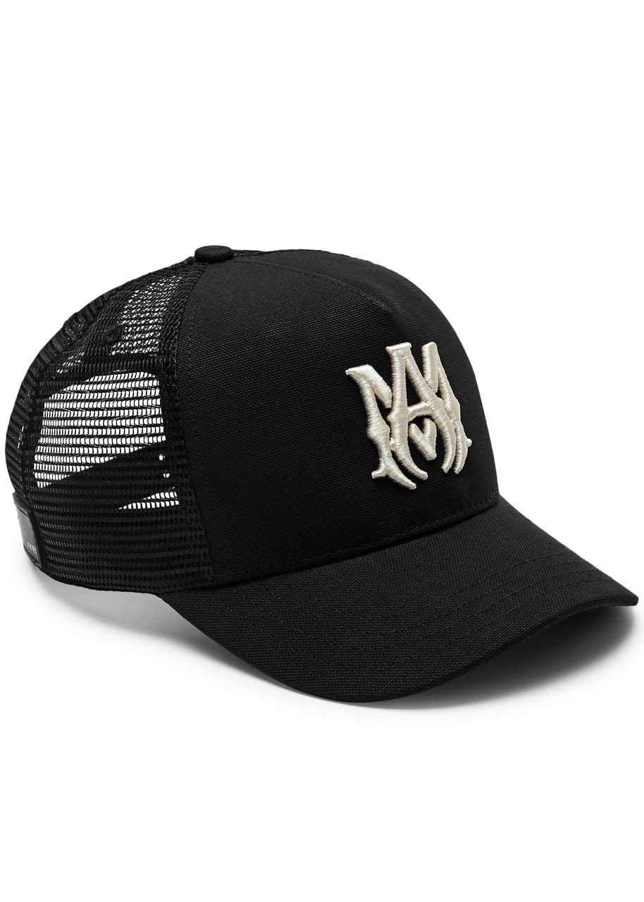 AMIRI KIDS MA logo-embroidered canvas trucker cap | Harvey Nichols