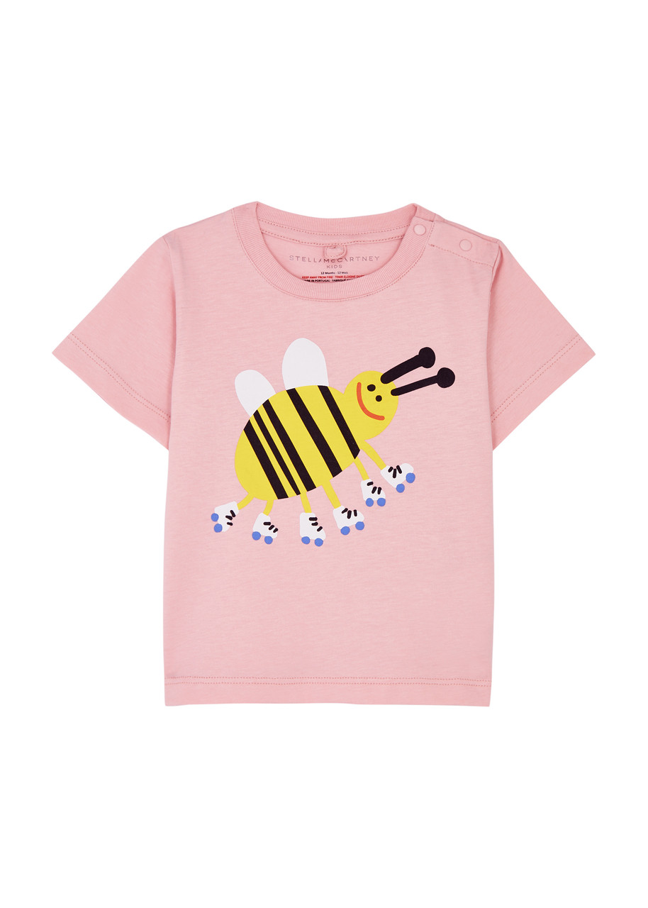 KIDS Skating Bee printed cotton T-shirt