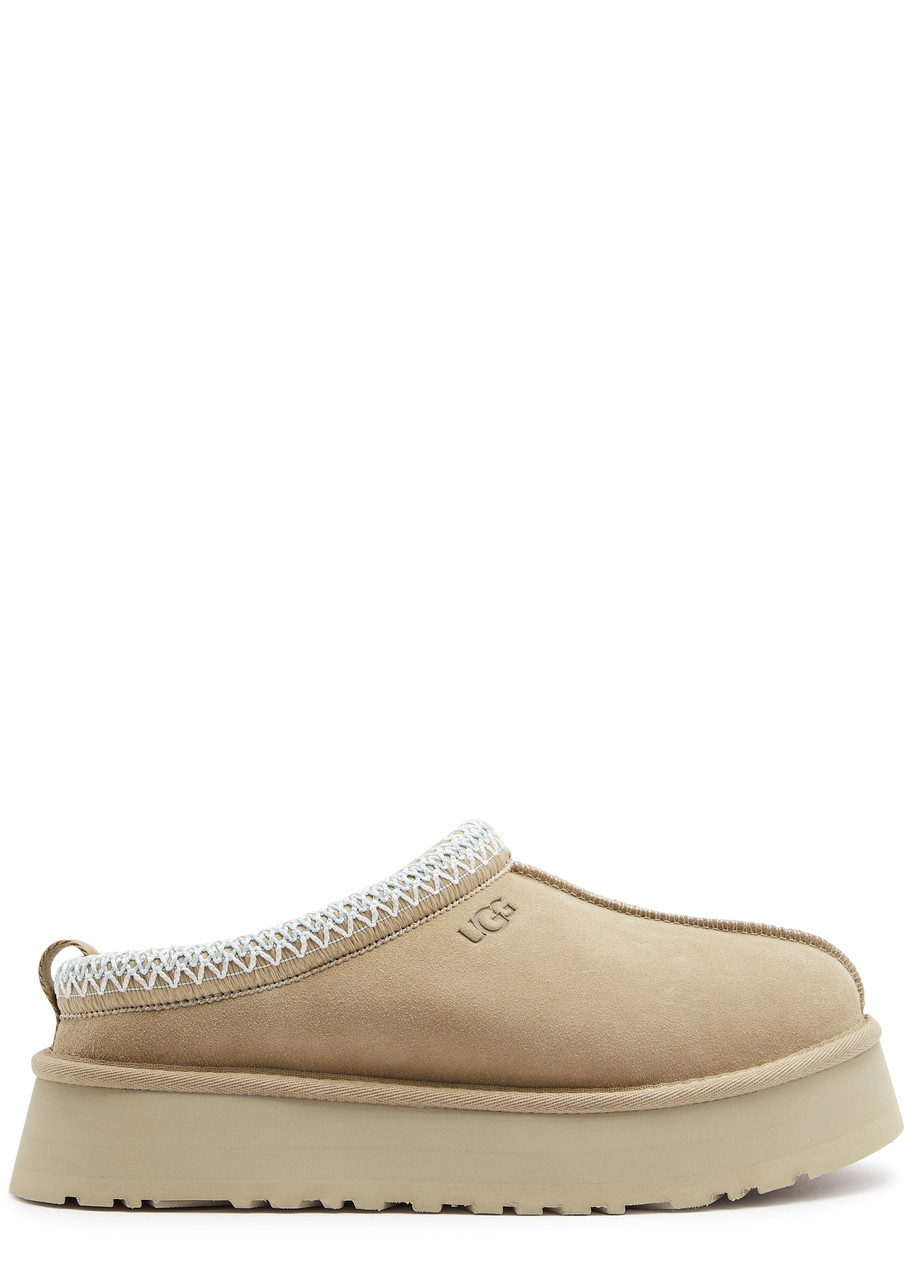 UGG Tazz suede flatform slippers | Harvey Nichols