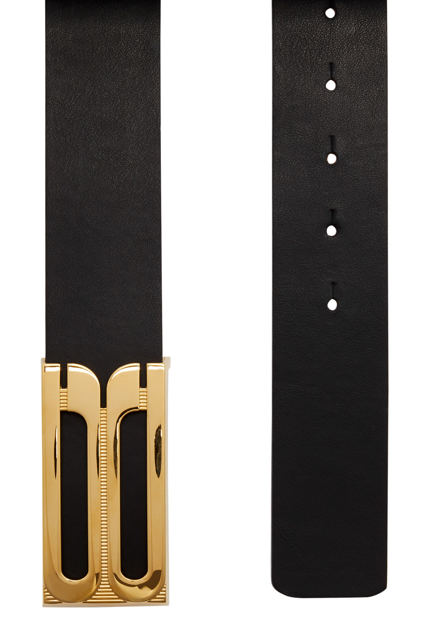 VICTORIA BECKHAM Jumbo Frame leather belt | Harvey Nichols VICTORIA BECKHAM Jumbo Frame leather belt | Harvey Nichols