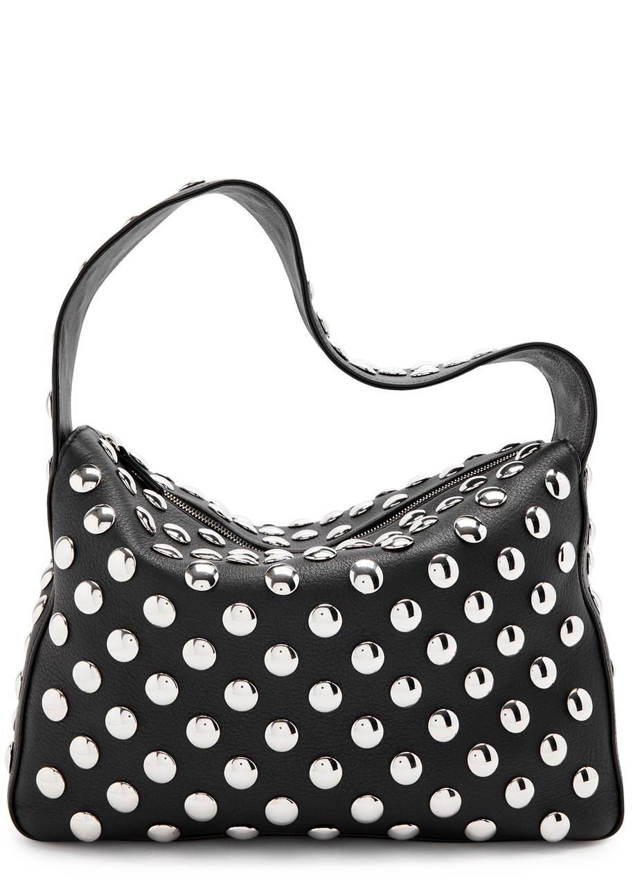 KHAITE Elena studded leather shoulder bag | Harvey Nichols