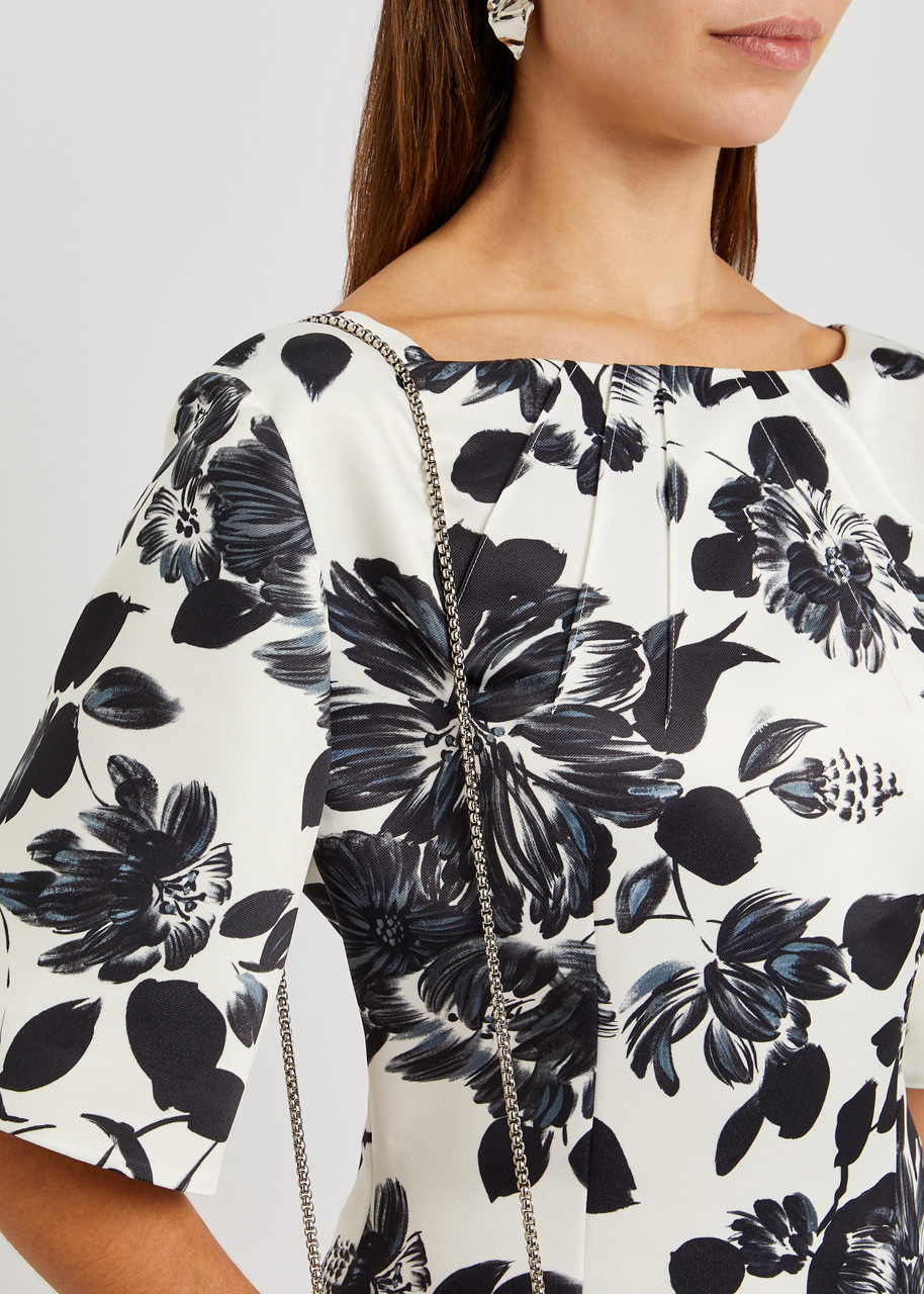 EMILIA WICKSTEAD Kora floral-print faille maxi dress | Harvey Nichols