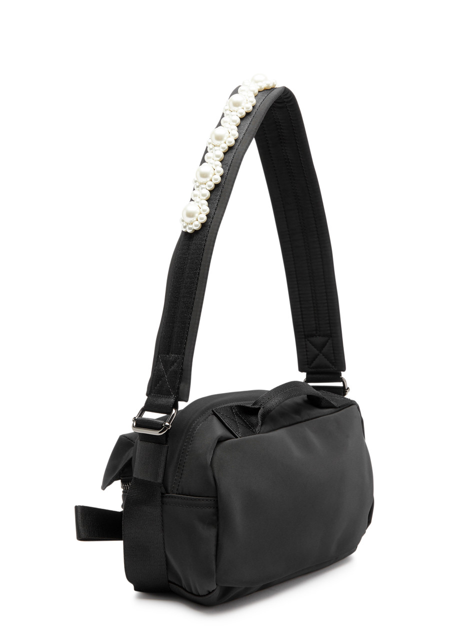 SIMONE ROCHA Embellished nylon cross-body bag | Harvey Nichols